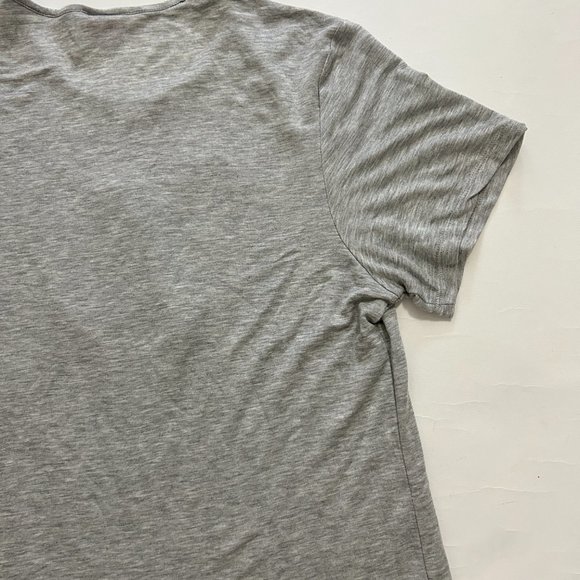 Melissa Masse sequin cat patch gray short sleeve T-shirt Women 2X Made in USA - Picture 7 of 10